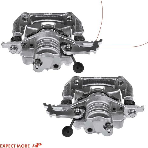 A-Premium Disc Brake Caliper Assembly with Bracket Compatible with Select Chevrolet and Pontiac Models - Camaro & Firebird, 1988 1989 1990 1991 1992 - Rear Driver and Pasenger Side, 2-PC Set in Saudi Arabia