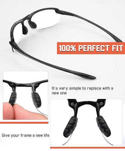 Bwake Replacement Nose Pieces Pads for Maui Jim Ho'okipa and Martini Sport Sunglasses in Saudi Arabia