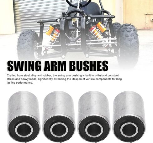 4PCS Swing Arm Bushing 25x38x10mm Easy Replacement for 110cc 150cc 200cc Electric ATV UTV Go Kart Quad Bike in Saudi Arabia