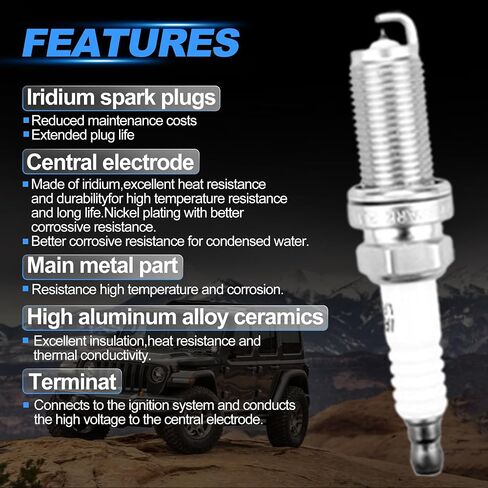 8+16 Ignition Coil Pack and Iridium Spark Plugs Compatible with Dodge 2008-2020 Ram Pickup 5.7/6.4L, Durango Charger Challenger, 2008-2019 Grand Cherokee, for Chrysler 2009-2020 300 5.7/6.1L in Saudi Arabia