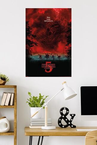 Netflix Stranger Things: Season 5 (2025) - Key Art Wall Poster, 34L" x 22.4W", Unframed Version in Saudi Arabia