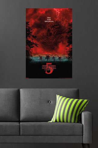 Netflix Stranger Things: Season 5 (2025) - Key Art Wall Poster, 34L" x 22.4W", Unframed Version in Saudi Arabia