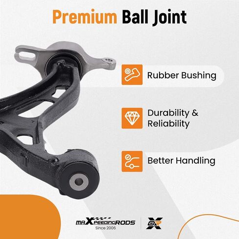 maXpeedingrods 2Pcs Front Lower Control Arms Assembly for Jeep Grand Cherokee Dodge Durango 2011-2015, RK642831 RK642830 in Saudi Arabia