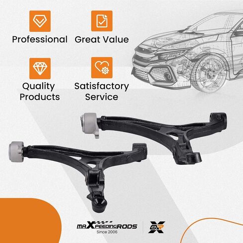maXpeedingrods 2Pcs Front Lower Control Arms Assembly for Jeep Grand Cherokee Dodge Durango 2011-2015, RK642831 RK642830 in Saudi Arabia