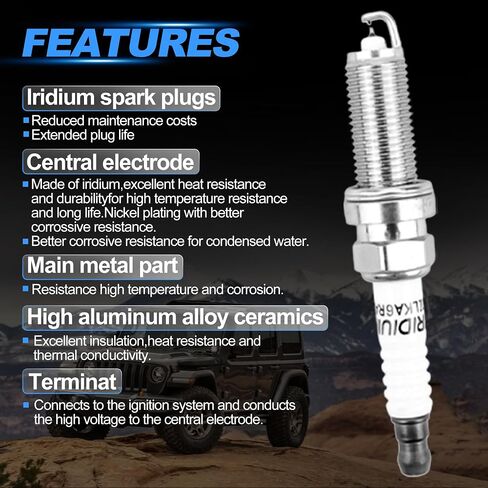 Set of 4 Ignition Coil Pack UF549 and Iridium Spark Plugs Compatible with Nissian 2007-2015 ALtima 2.5L, 2008-2015 Rogue 2.5L, 2007-2015 Sentra 1.8/2.0/2.5, Urvan Versa QX60 FX50 in Saudi Arabia