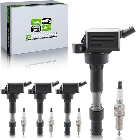 UF816 Ignition Coil 9723 Spark Plug Set 2.0L for Kia Optima 17-18 Soul 20-22 Seltos 21-22 Forte 17-22 Forte5 21-22 for Hyundai Elantra 17-20 Veloster 19-21 Kona 18-22 Sonata 16-19 in Saudi Arabia