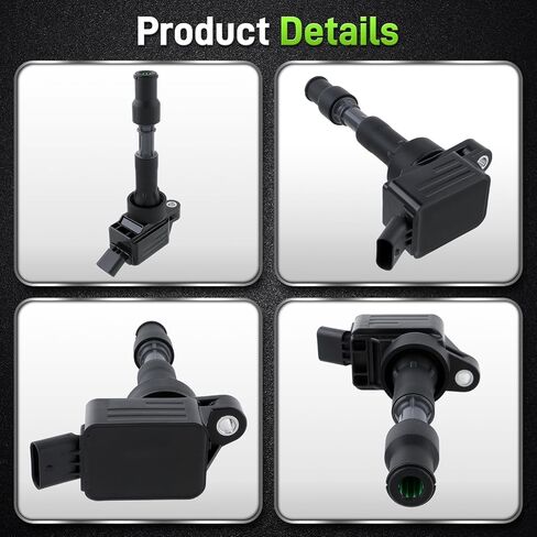 UF816 Ignition Coil 9723 Spark Plug Set 2.0L for Kia Optima 17-18 Soul 20-22 Seltos 21-22 Forte 17-22 Forte5 21-22 for Hyundai Elantra 17-20 Veloster 19-21 Kona 18-22 Sonata 16-19 in Saudi Arabia
