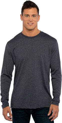Next Level Men's Performance Blended Long Sleeve Jersey, XX-Large, Vintage Navy in Saudi Arabia