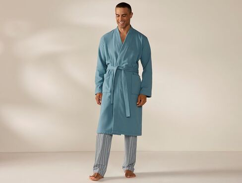 Coyuchi Organic Cotton Classic Robe Unisex | Lightweight Breathable Terry | Soft Absorbent Sustainable Bathrobe in Saudi Arabia