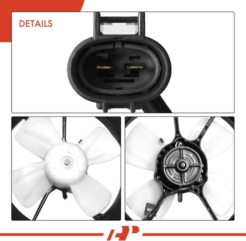 A-Premium Engine Radiator Cooling Fan Assembly Compatible with Select Toyota Models - RAV4 1996 1997 1998 1999 2000 2.0L - Replace# 1636107010, 1671174540 in Saudi Arabia