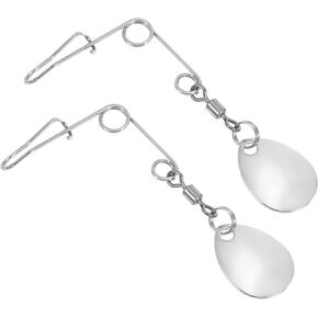PATIKIL Fishing Spinnerbait Wire with Blade, Water Drop