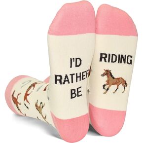 Women Girls Novelty Animal Socks, Funny Giraffe Gifts Bunny Gifts Horse Gifts Cow Gifts for Animal Lovers