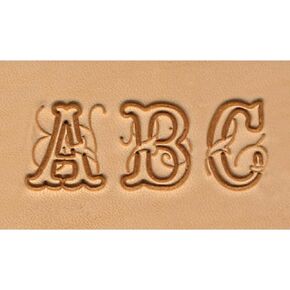 Tandy Leather Craftool 3/4" (19 mm) Script Alphabet Set 8139-00