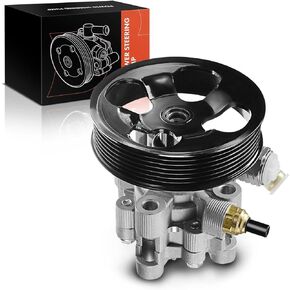 A-Premium Power Steering Pump, with Pulley, Compatible with Toyota Tundra 2005-2006, Sienna 2007-2010, 4Runner 2003-2009, FJ Cruiser 2007-2009, 3.5L 4.0L Gas, Replace # 555627, 4431008020