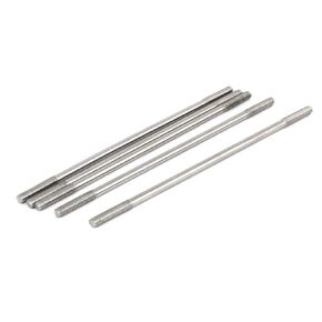 uxcell M6x180mm 304 Stainless Steel Double End Threaded Stud Screw Bolt 5pcs