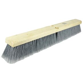Weiler 77013 18" Vortec Pro Fine Sweep Floor Brush, Flagged Grey Polystyrene Fill