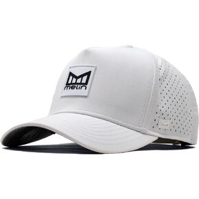 melin Odyssey Stacked Hydro, Snapback Hats, Water-Resistant Baseball Caps for Men & Women, Golf, Running, or Workout Hat