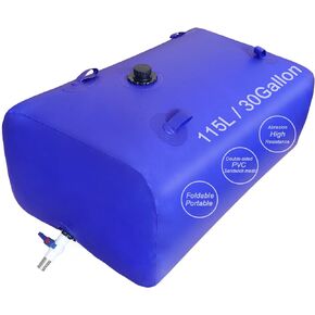 25 Gallon Water Tank,Portable Foldable Capacity Water Storage Bladder Containers,Suitable for Outdoor or Emergency Water