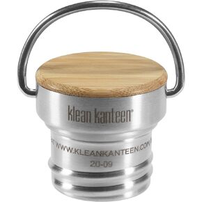 Klean Kanteen Bamboo Cap - Brushed Stainless