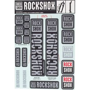 RockShox Decal Kit, 35mm, Gray