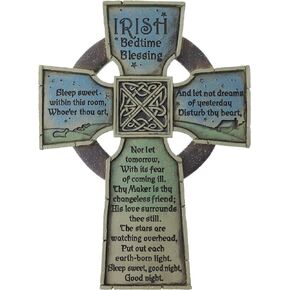 Abbey Gift (Abbey & CA Gift Cathedral Art Irish Bedtime Blessing Cross, 6.75 x 9, Brown (50749)
