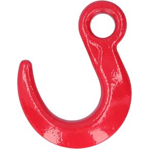 ASHATA Safety Hook for Chains, 6500 lbs Clevis Chain Hook, Large Opening Alloy Steel Crane Hoist Hook for Construction Engineering, Strong in Load Bearing