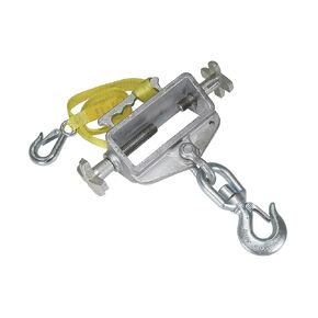 Vestil S-FORK-4/6-SL Single Fork Swivel Hoisting Hook and Latch