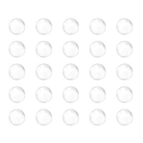 150pcs Glass Ball Boiling Stones 7mm Soda Lime Glass Beads for Bottle Shaking Mixing, Clear