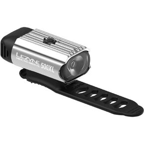 Lezyne Hecto Drive 500XL Front Bicycle Light, 500 Lumen, Aluminum Housing, Road, Mountain, Gravel Bike, USB Rechargeable