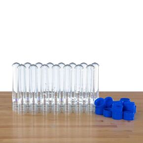 Steve Spangler's Large Plastic Test Tubes with Caps, Test Tubes for Kids, 15 Pack