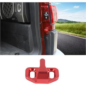 Tailgate Lock Buckle Replacement Fit for Toyota FJ Cruiser 2007-2021, Prado 2010-2017,Lexus GX460 GX470 2003-2021, RAV4 2006-2012, Tail Door Latch Protection Trim Cover Reduce Abnormal Noise(Black)