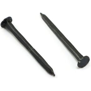 200pcs Black Metal Nails Tacks 25mm for Shoes Boots Leather Heels Soles Repairs Replacement
