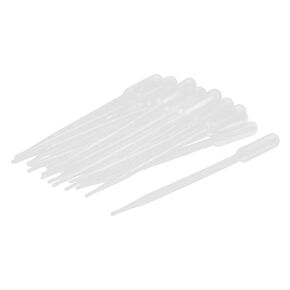 uxcell Plastic Transfer Pipettes Graduated Dropper 5ml Capacity 20 Pcs Clear