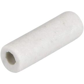 uxcell 1mm Dia Ceramic Insulation Tube Single Bore Alumina Porcelain High Temperature Insulator Pipe for Heating Element 500 Pcs