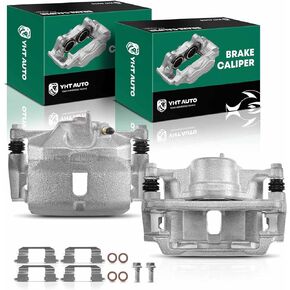 Set of 2 Front Brake Caliper Assembly for Honda Civic 1996-2011 Insight 2010-2014 Acura EL 1997-2000