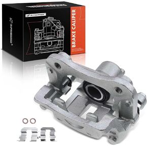 A-Premium Disc Brake Caliper Assembly with Bracket Compatible with Select Hyundai and Kia Models -Sonata 2015-2019, Optima 2016-2020 - Rear Left Driver Side