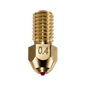 Ruby Tip 3D Printer Nozzles for Elegoo Neptune 4/4 Pro, Hardened & Abrasion Resistant for Precision Additive Manufacturing (Neptune 4, 0.4mm)