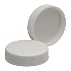 Wheaton 239214 White Polypropylene Screw Cap with Poly-Vinyl Liner, 43-400 Size (Pack of 72)