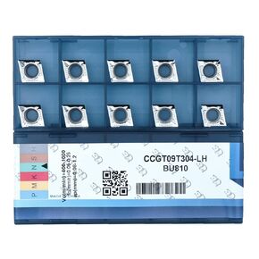 Carbide Inserts for Aluminum CCGT32.51 / CCGT09T304-LH for Turning Carbide Aluminum Inserts Metal Cutting 10PCS