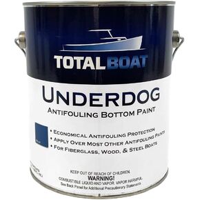 TotalBoat Underdog Marine Antifouling Bottom Paint for Fiberglass, Wood and Steel Boats (Black, Gallon) 128 Fl Oz (Pack of 1), 1.00 Gallon (Pack of 1)