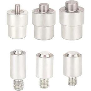 قوالب الماكينة ذات الحلقات المعدنية، قوالب الحلقات المعدنية، مجموعة مكونة من 3 قطع (1/4، 3/8، 1/2 بوصة) هي ملحق أصلي لمجموعة أدوات الحلقة المعدنية ASDFGHT in Kuwait