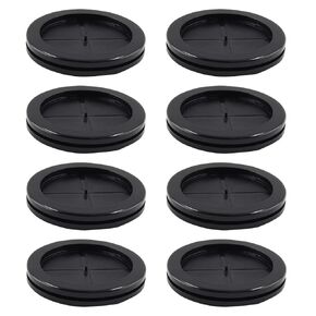 20 Pcs Rubber Grommet Double-Sided Grommets 1" Inner Diameter 1-1/4" Drill Hole, Rubber Wall Plug for Firewall,Wiring（20pack，Round）