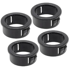 50 Pcs Nylon Snap Bushing Black Wire Bushing 7/8" Mounting Dia Grommet Protectors,Round Snap in Cable Hose Bushing SB-22