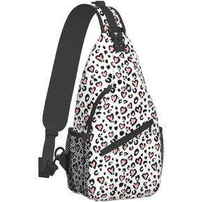 Crossbody Bags For Women Men Abstract Art Sling Backpack Chest Shoulder Bag Gym Cycling Travel Hiking Daypack