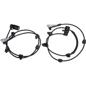 Motoforti Rear Left Right ABS Wheel Speed Sensor, for Toyota 4Runner 1996-2002, Rubber, No.8954535030/8954635030, Black, 2 Pcs