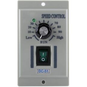 DC Motor Speed Controller, AC 110V Input DC 24V-90V Output DC Motor Speed Controller Adjustable Motor Speed Regulator