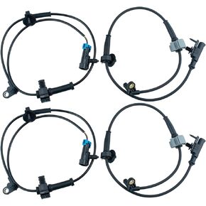 ABS Wheel Speed Sensor Front Rear Left Right fit for GMC Yukon XL 1500, Chevy Tahoe Suburban Avalanche, Cadillac Escalade 2007 2008 2009 2010 2011 2012 2013 2014, Driver Passenger, 4pcs