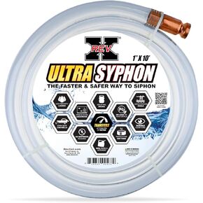 سيفون REV X Ultra Mega - خرطوم سيفون آمن بطول 1 × 10 قدم للمياه والغاز والوقود والديزل in Kuwait