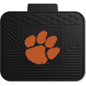FANMATS 8778 Clemson Tigers 2-Piece Heavy Duty Vinyl Car Mat Set, Front Row Floor Mats, All Weather Protection, Universal Fit, Deep Resevoir Design
