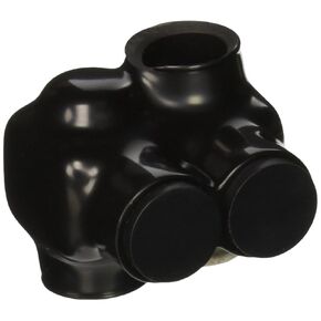 NSI Industries Polaris Black IT-4 Insulated Multi-Tap Connector- 2-Port Single-Sided Entry for 4-14 AWG Wire Range - Dry Locations - Dual-rated cooper and/or aluminum - 1.18-inch width, 1.38-inch height, 1.12-inch length - Hex size 1/8-inch - 12 Pack